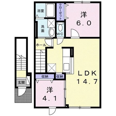 カルミアの物件間取画像